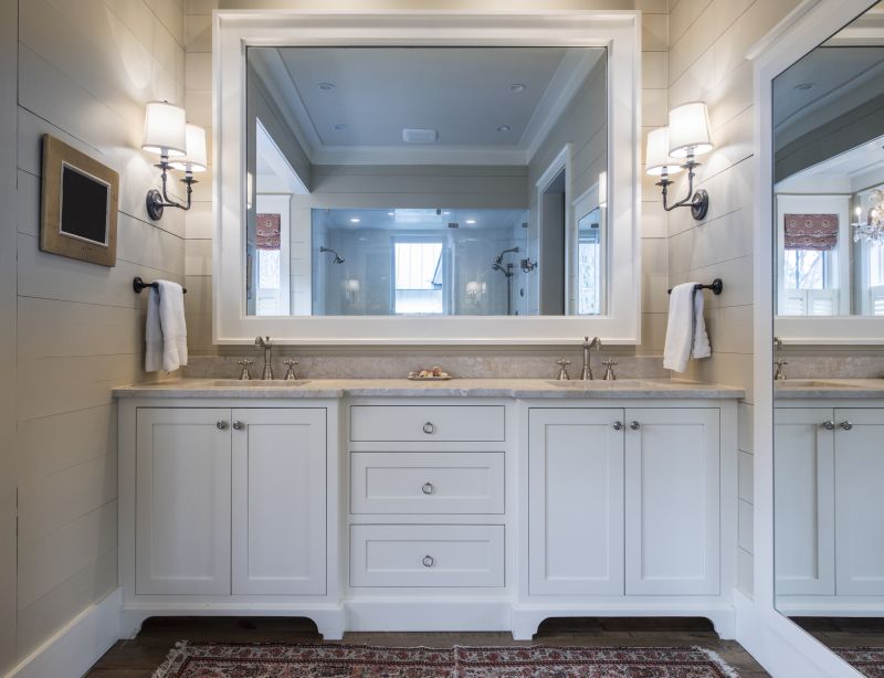 Luxury master bathroom vanity